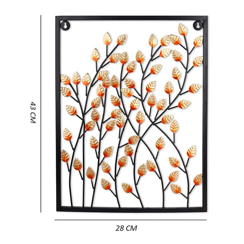 Handcrafted Metal Leaf Wall Hanging – Decorative Art Piece