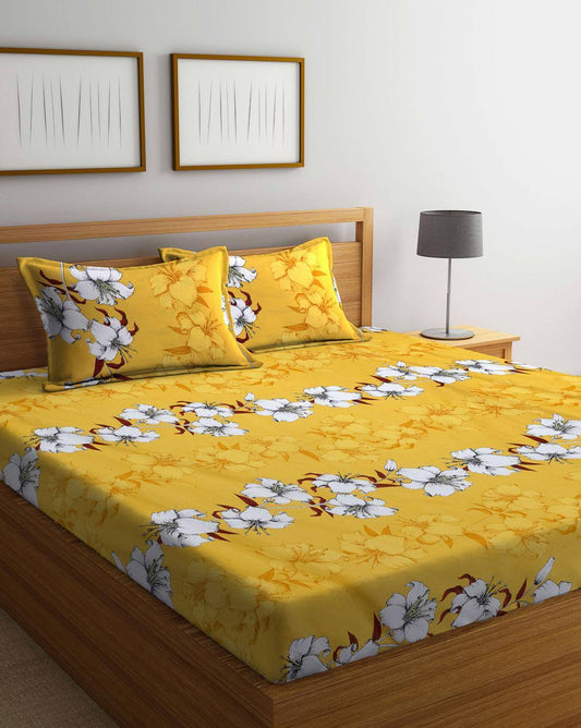 DreamWeave Premium Cotton Blend King Size Bedsheet Set