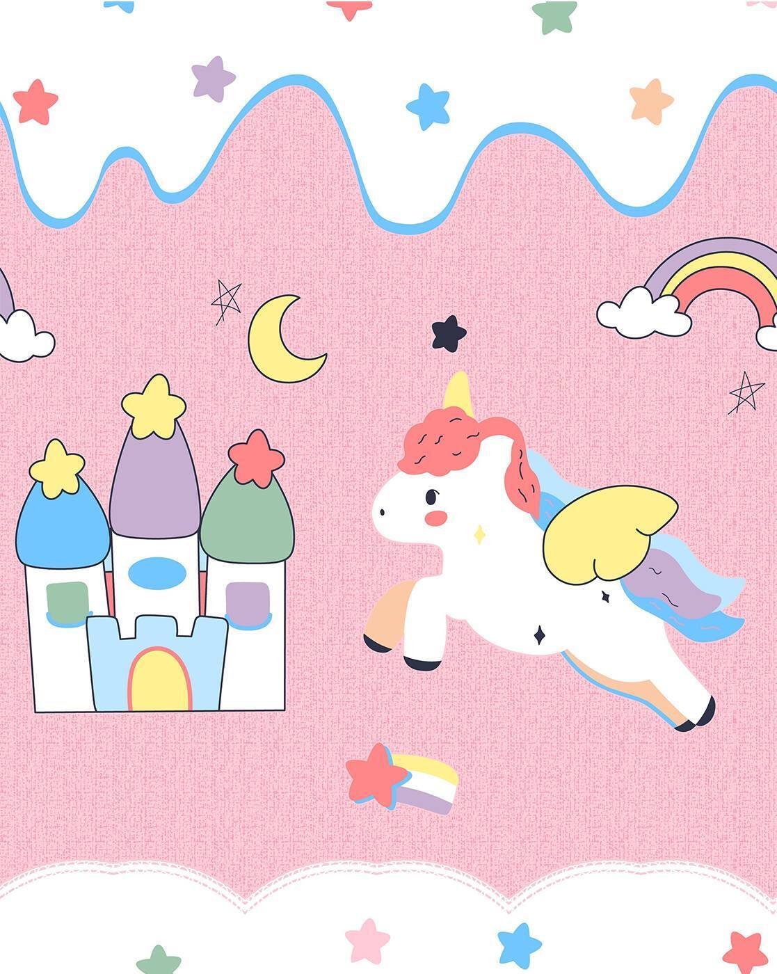 Unicorn Flora Soft Elegance King Size Bedsheet Set