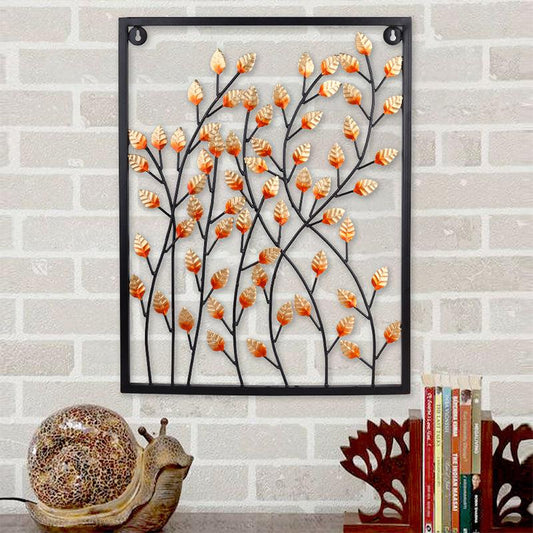 Handcrafted Metal Leaf Wall Hanging – Decorative Art Piece