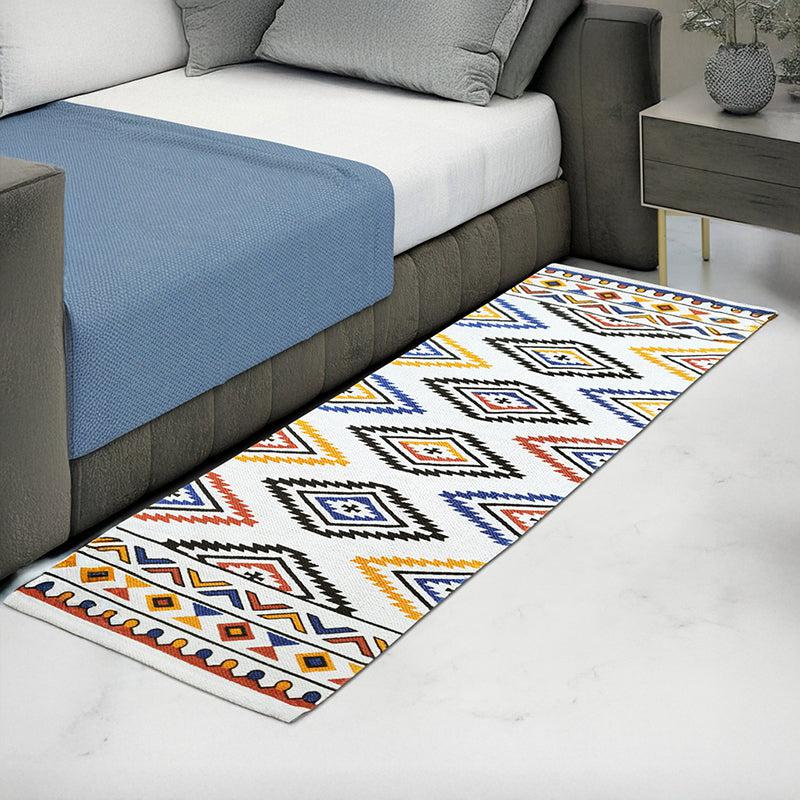 Geo Stride Cotton Runner Rug – 2 x 5 Feet (1 Pc)