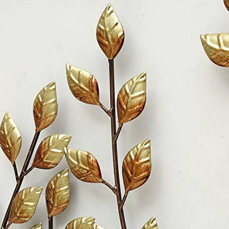 Handcrafted Metal Leaf Wall Hanging – Decorative Art Piece