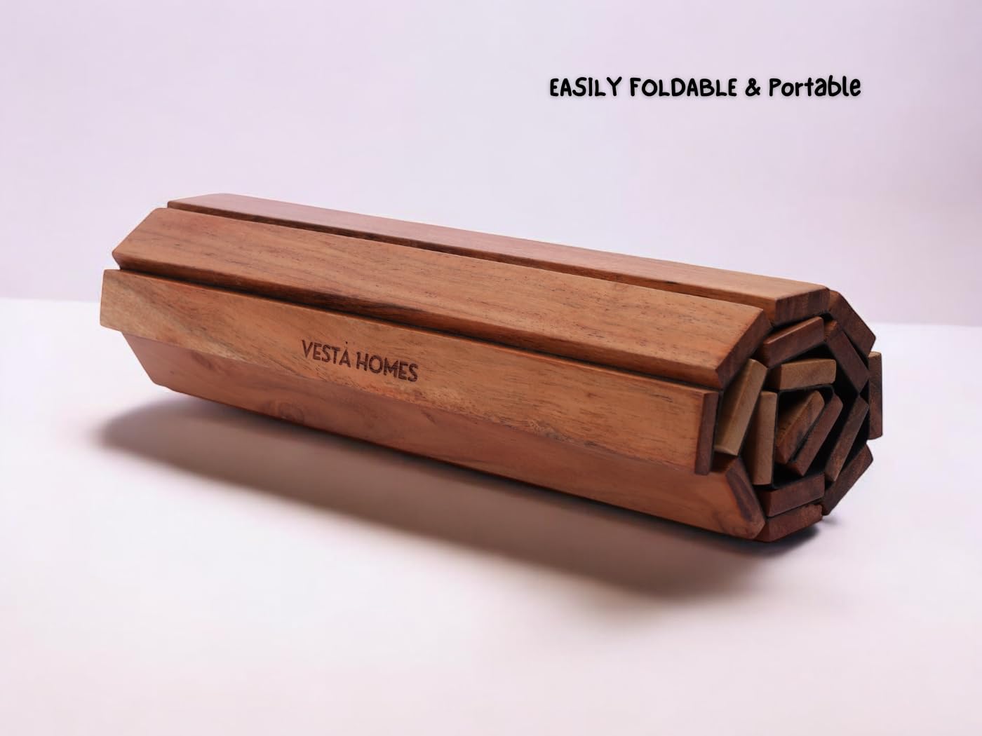 Wooden Hallway Sofa Arm Tray Table Flexible Foldable Sofa Tray for Couch Armrest
