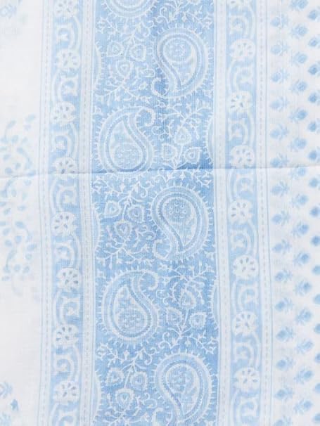 BlueAura Cotton Dress Material Set