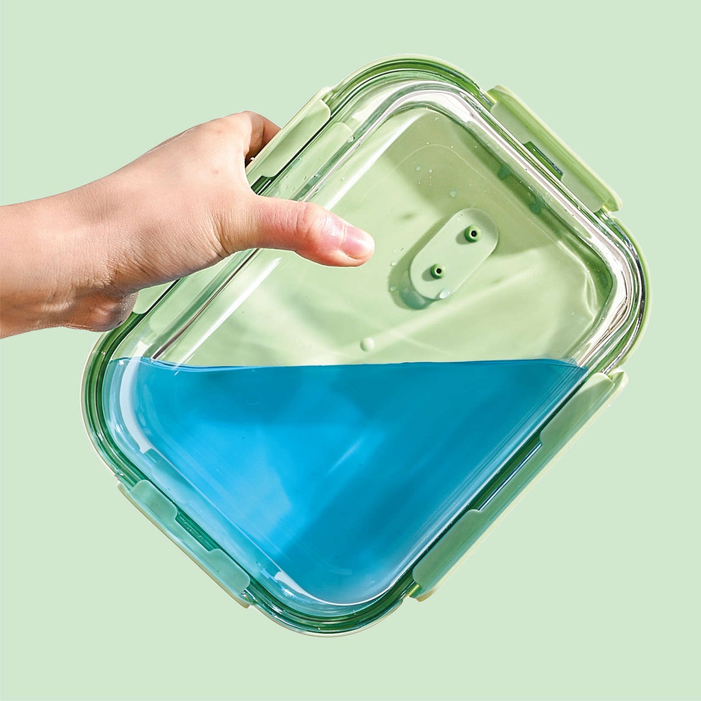 Glass Airtight Container Set for Food Storage - Leak Proof (Small, Medium, Large) (Pack of 3)