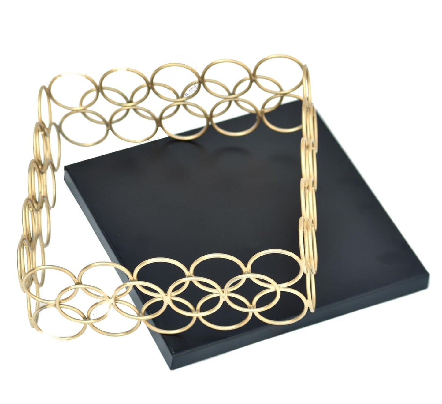 Black & Gold Metal Cupcake Stand – Multipurpose Dessert Display