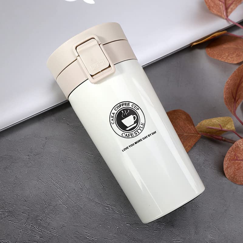 Stainless Steel Vacuum Insulated Thermos Flask Mug (380 ML, 1 Pc)