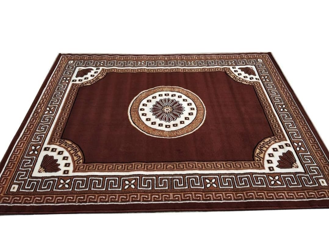 Modern Rectangular Super Soft Acrylic Touch Carpet (5ft x 7ft)