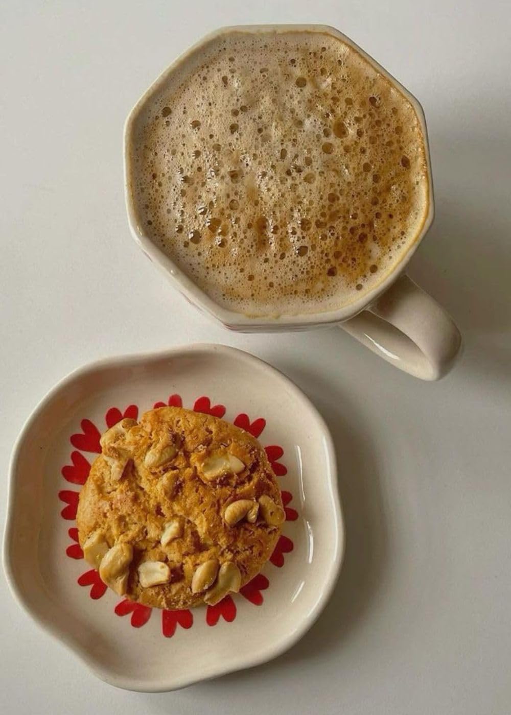Trendy Ceramic Chai & Coffee Cup with Saucer – 200ML (Set of 1)
