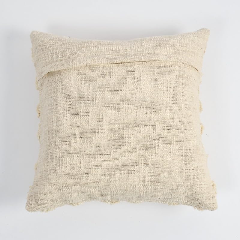 Attractive Soft Hand Tufting Cushion Pillow Cover Case (Set 0f 2)