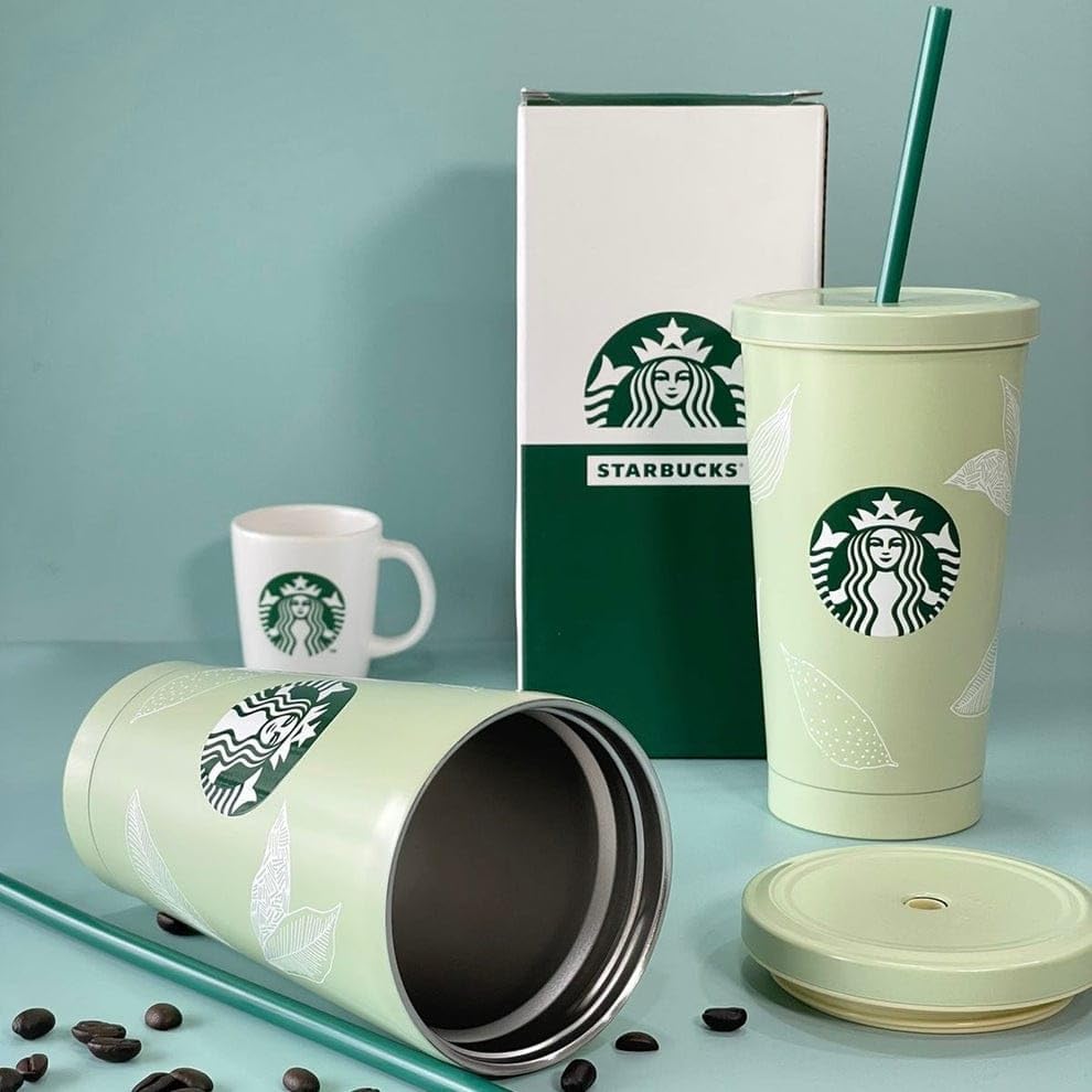 Starbucks Limited Edition Matte Green Stainless Steel Tumbler – 700ML