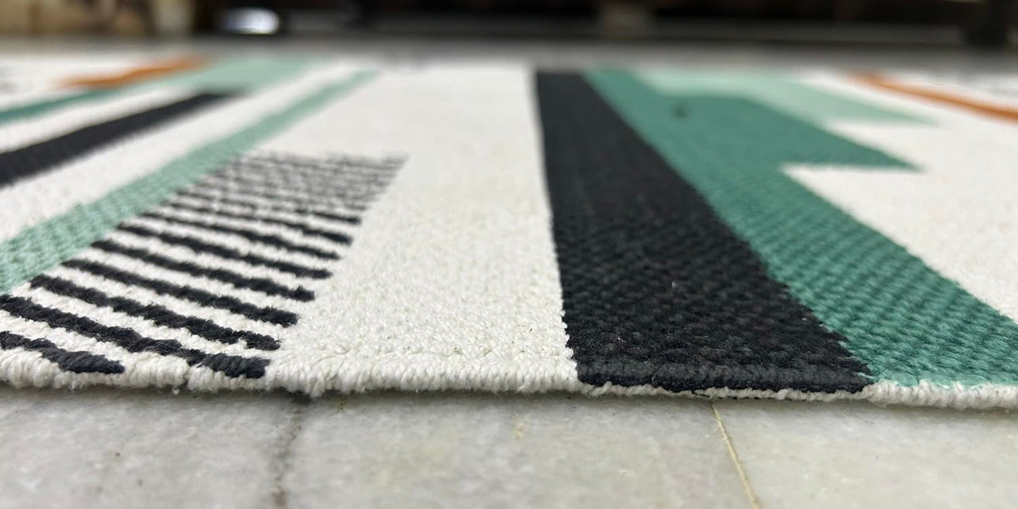 100% Cotton Printed Carpet Runner – 2x5 Feet