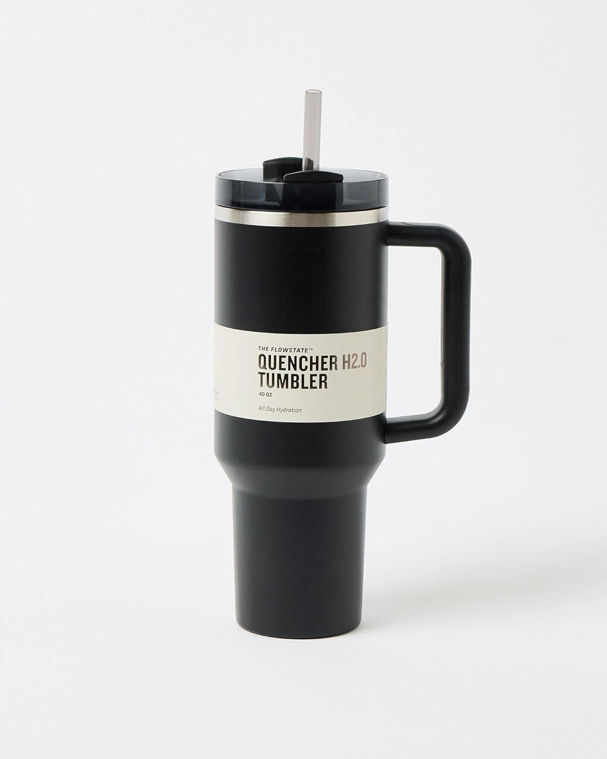 1200ML Stainless Steel Travel Tumbler with Handle & Straw