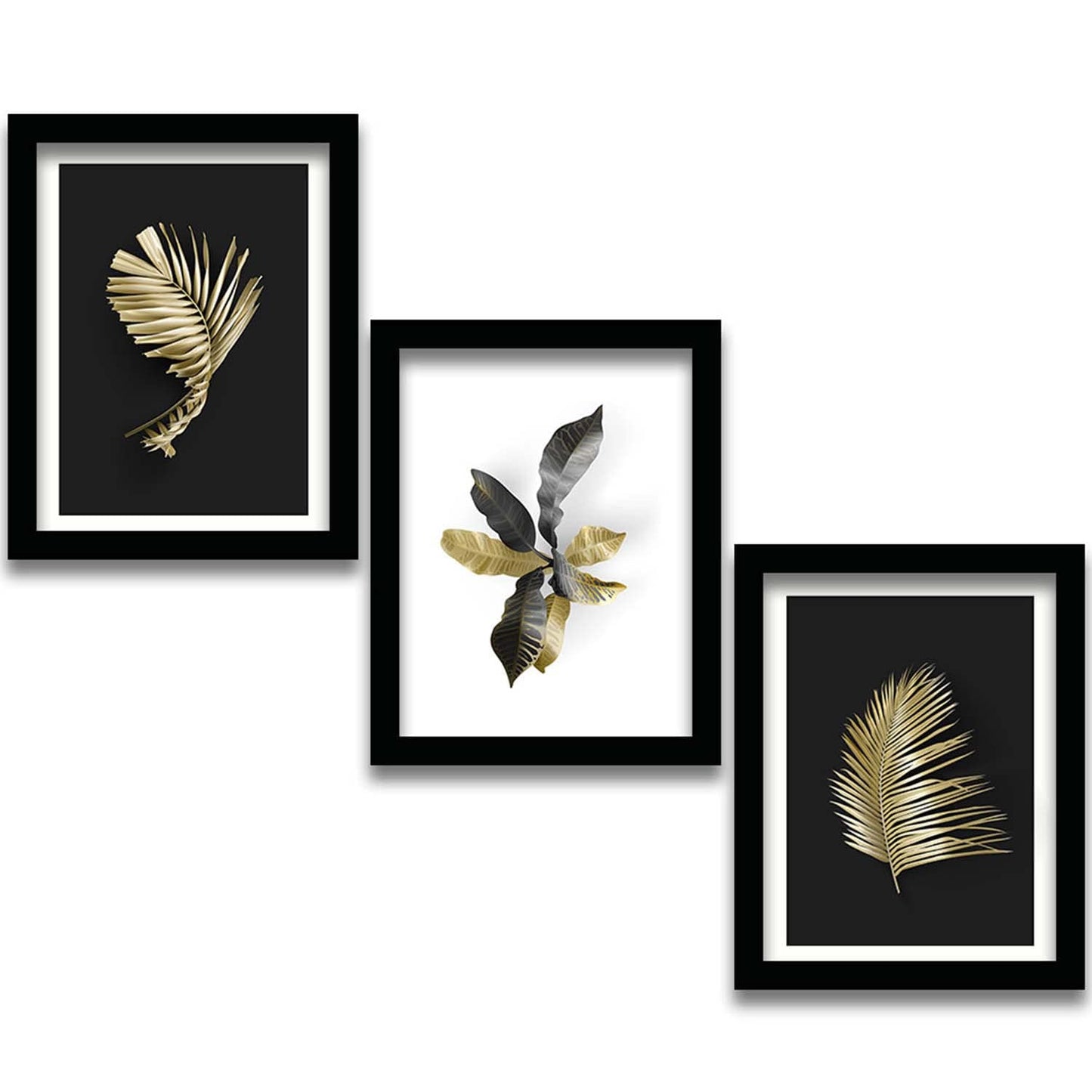 Modern Art Framed Wall Posters – Set of 3 (11 x 14 inch)