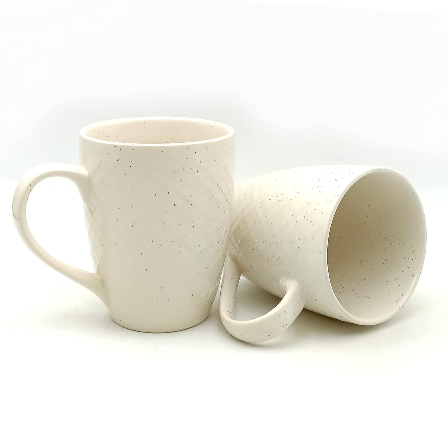 Ceramic Hand-Painted Tea/Coffee Mugs – Set of 2 (250 ml)