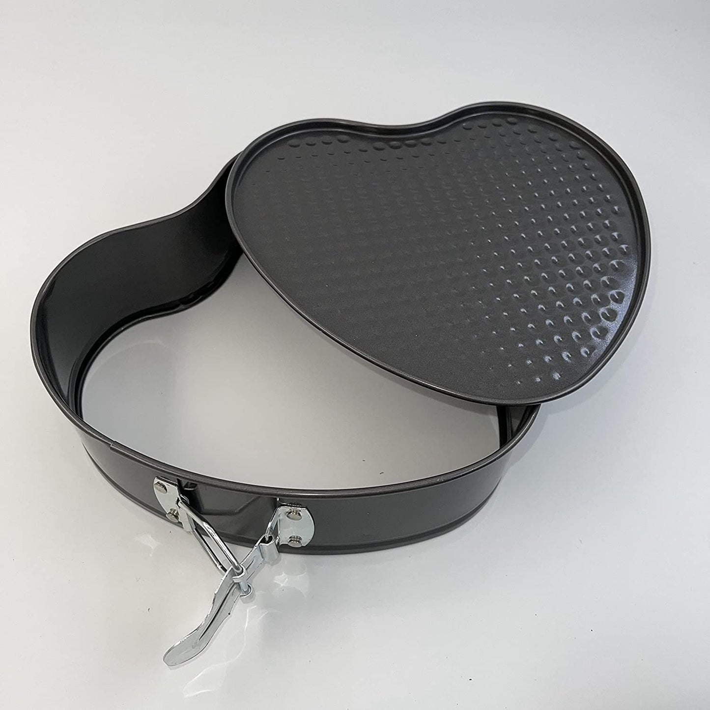 3-Piece Non-Stick Springform Cake Pan Set (Heart, Round & Square)