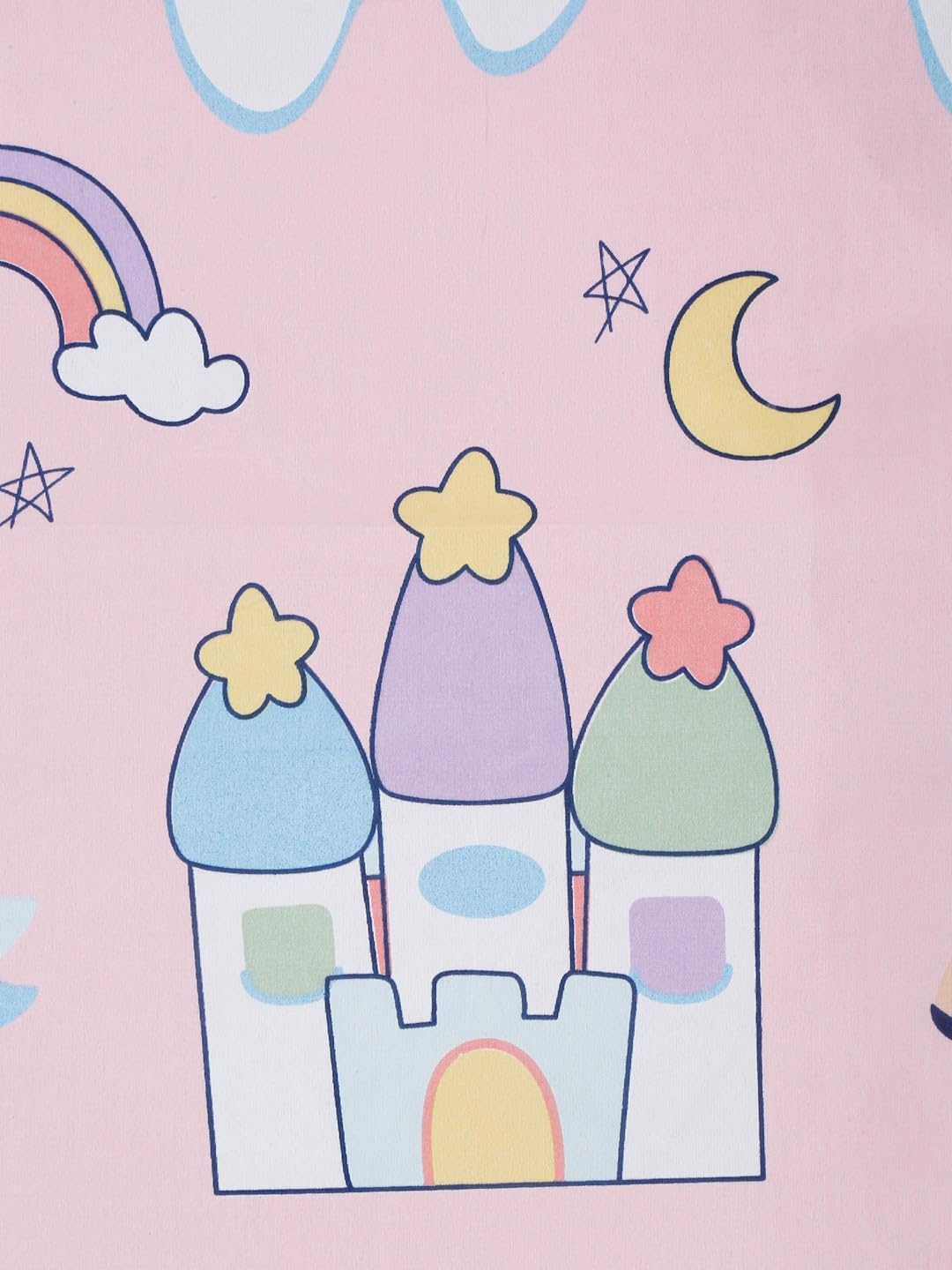 Playful Dreams Kids Bedsheet Set – Glace Cotton (60x90 inches)
