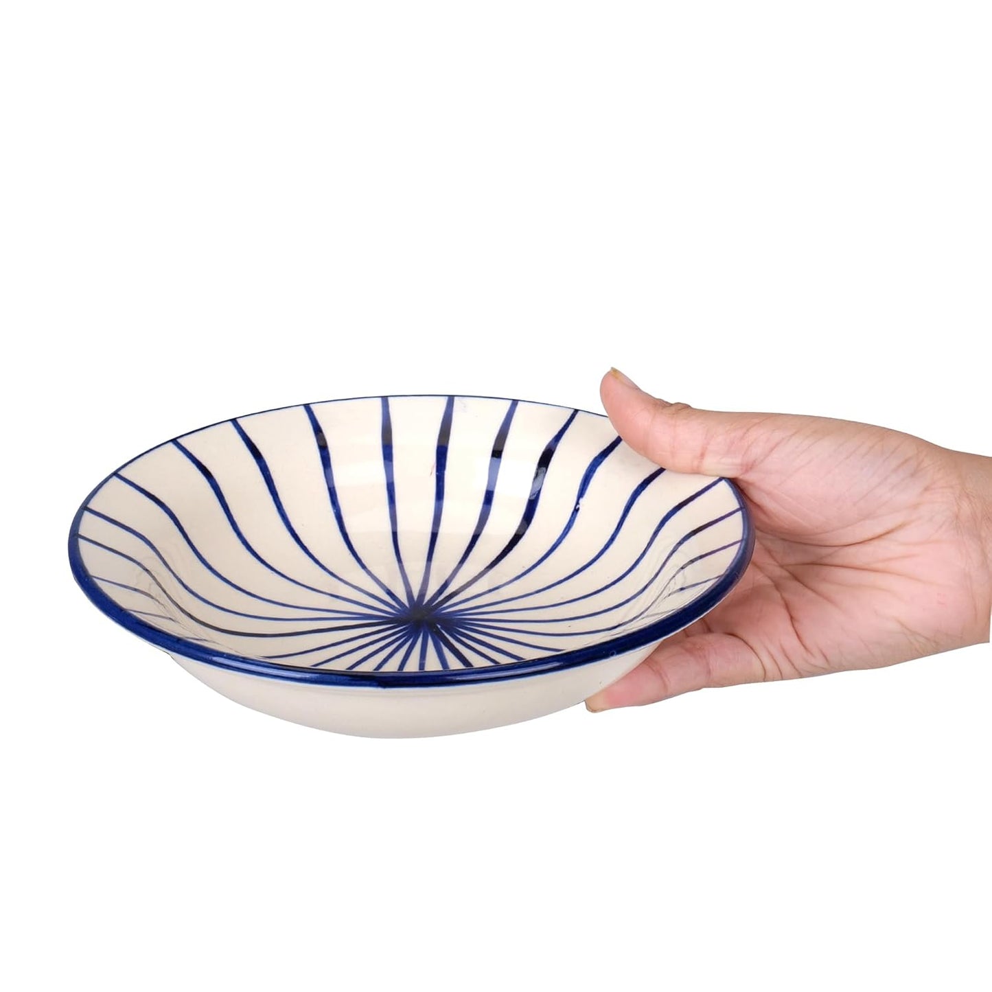 Ceramic Side Serving Plates 10 Inches Quarter Plates (Pack of 4)