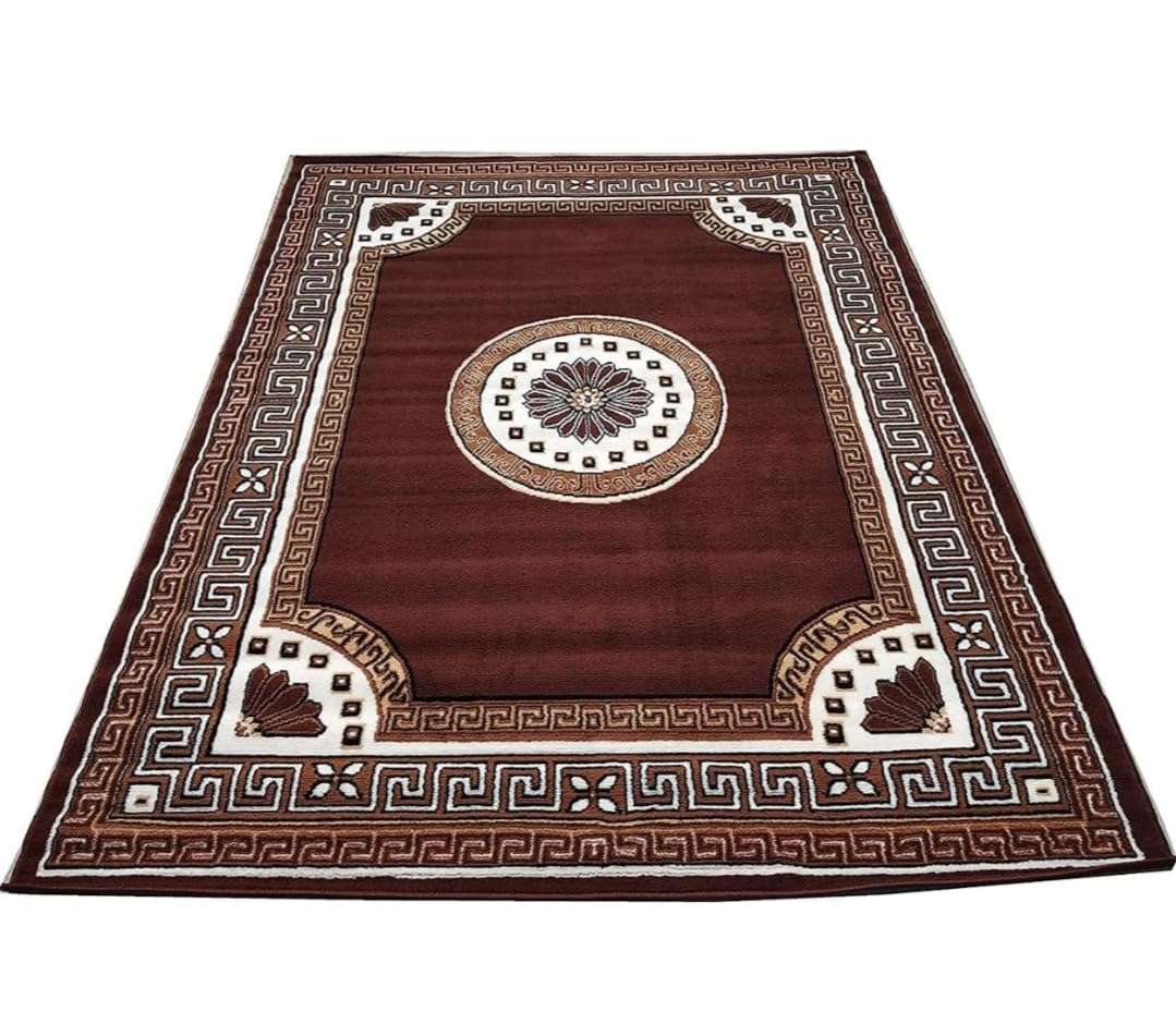 Modern Rectangular Super Soft Acrylic Touch Carpet (5ft x 7ft)
