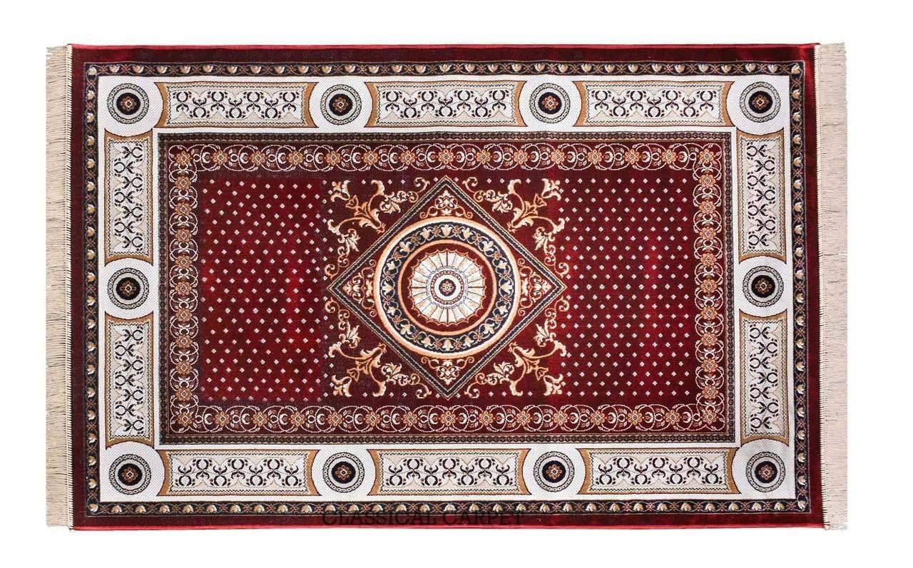 Traditional Multi-Purpose Jhelum Carpet – Maroon (4x6 Feet)