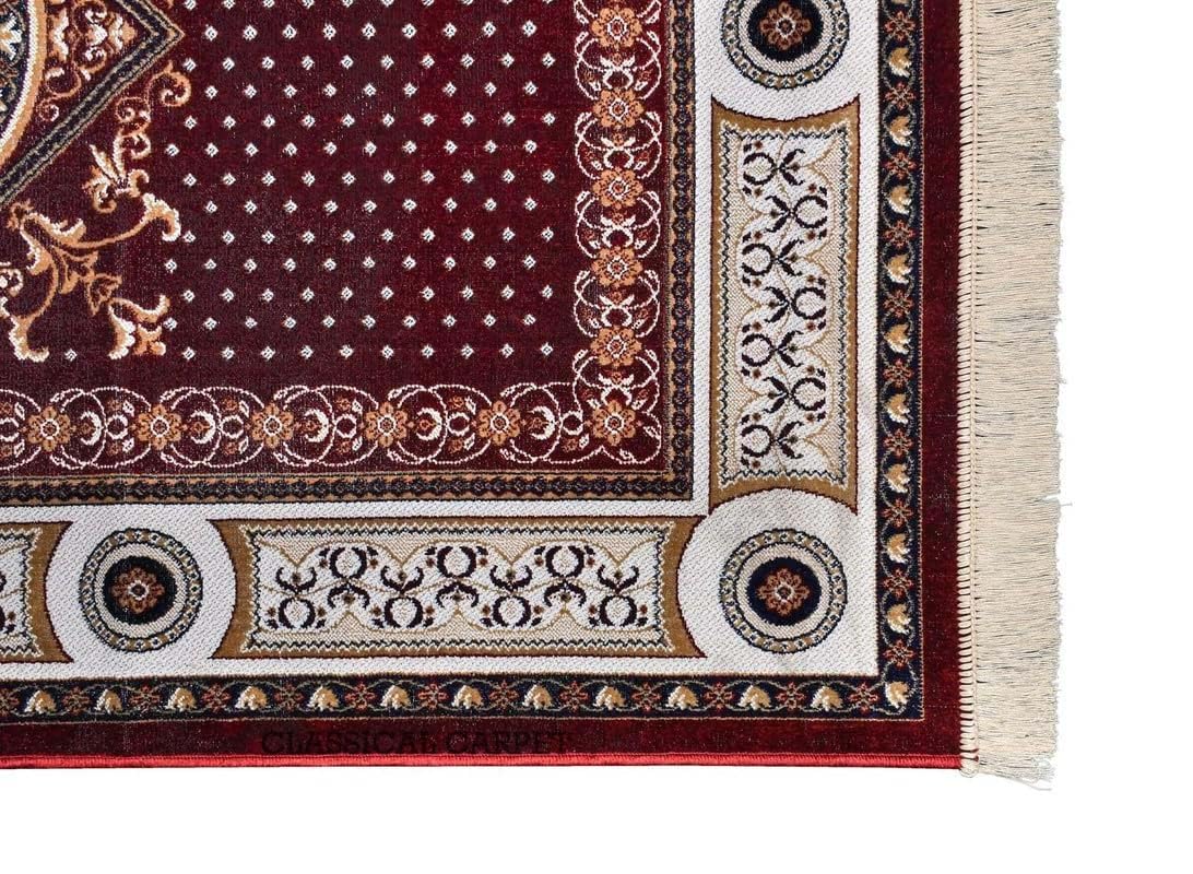 Traditional Multi-Purpose Jhelum Carpet – Maroon (4x6 Feet)