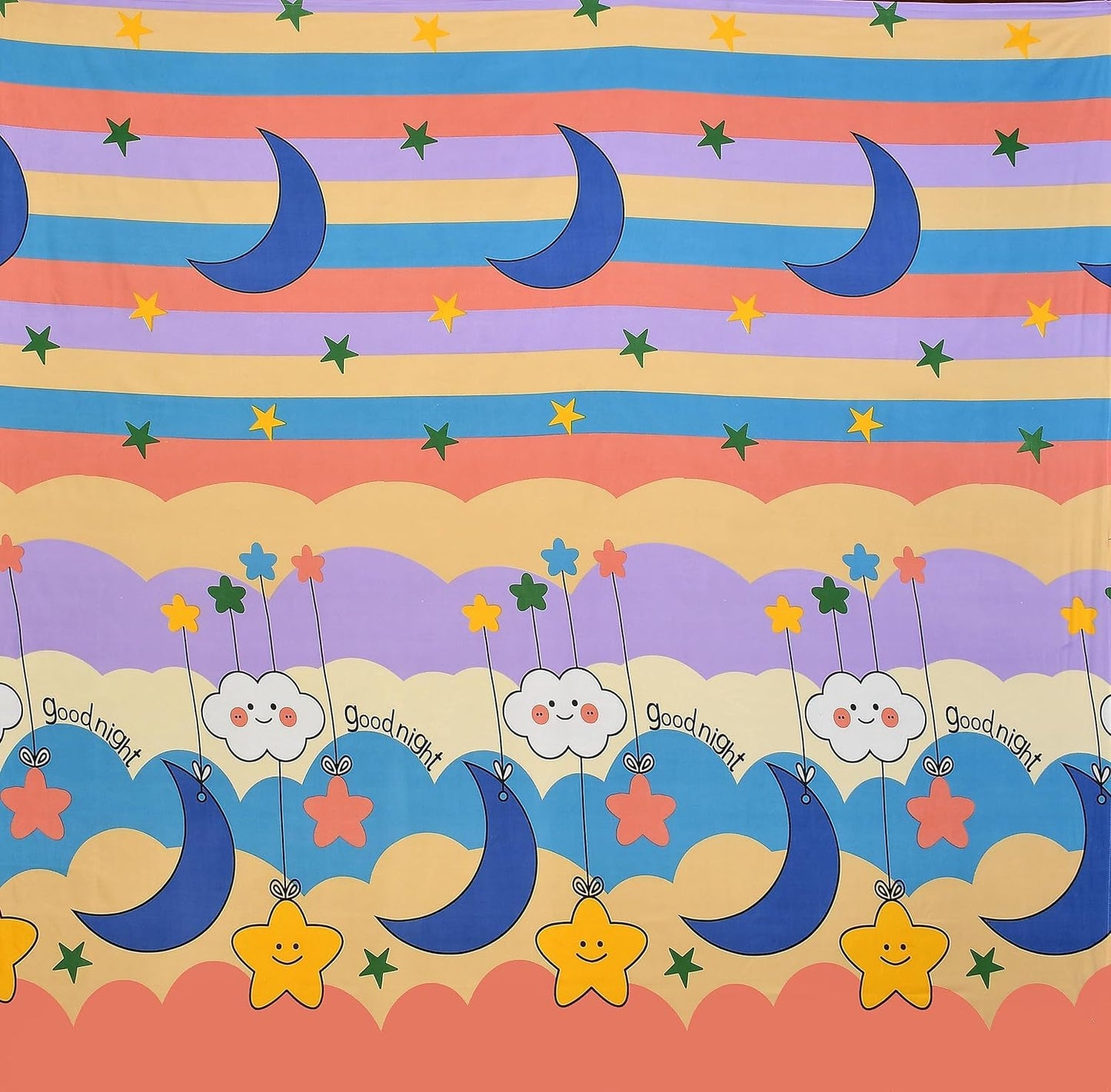 Cartoon Comfort Microfiber Kids Bedsheet Set – Double (90x90 inch)