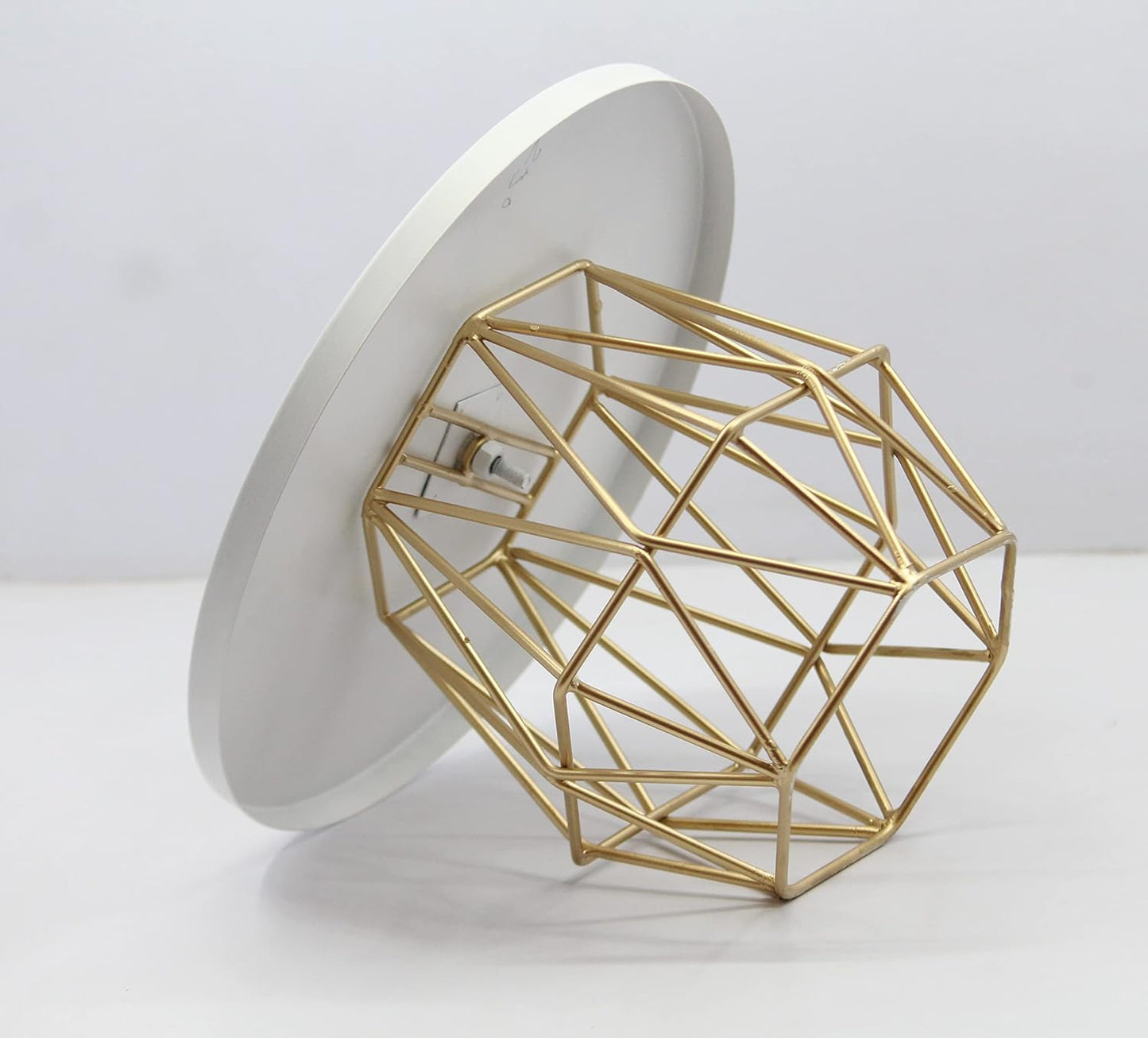 Metallic Skirt Shape Cake Stand White Color | Dessert Stand | Fruit Bowl | Cake Server | Cupcake Stand for Mother Day Gifting