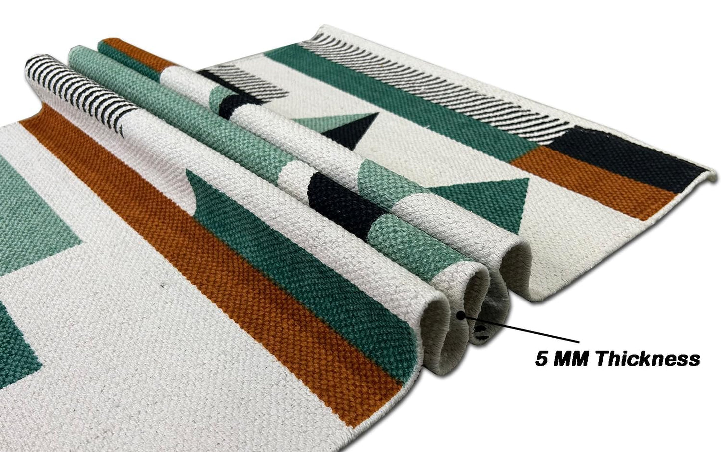 100% Cotton Printed Carpet Runner – 2x5 Feet