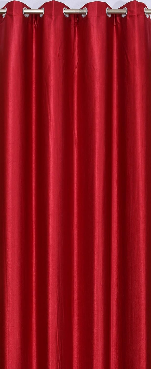 Floral Stylish Polyester Curtains – Set of 3