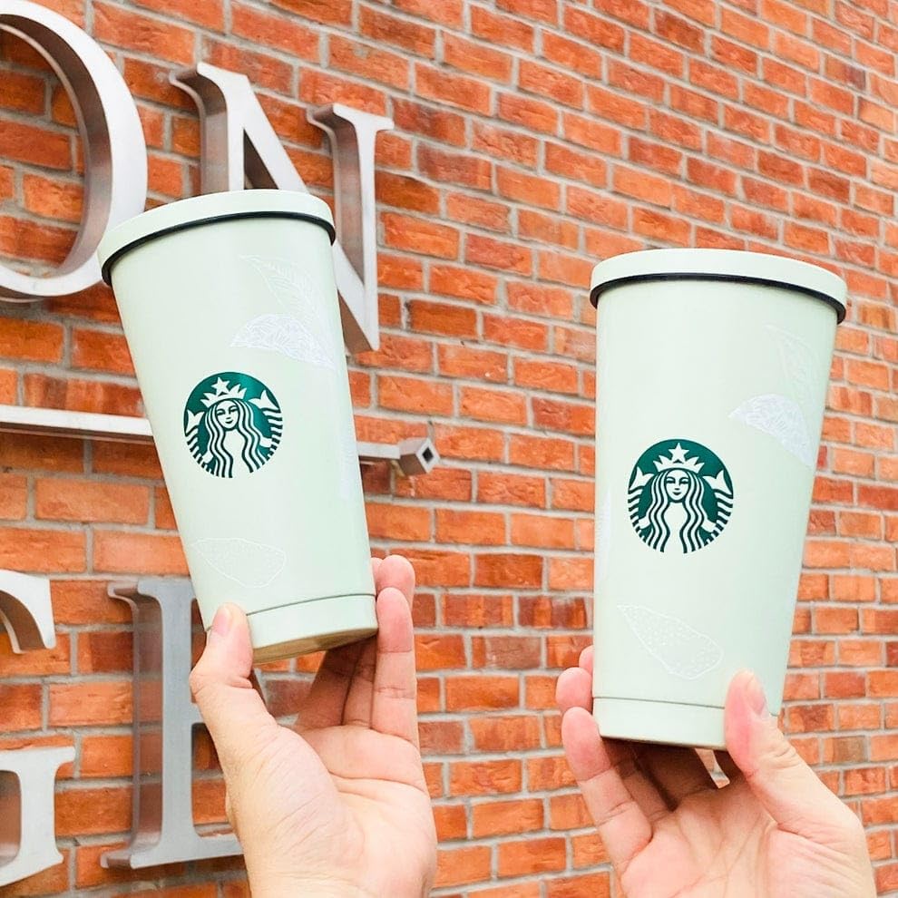 Starbucks Limited Edition Matte Green Stainless Steel Tumbler – 700ML