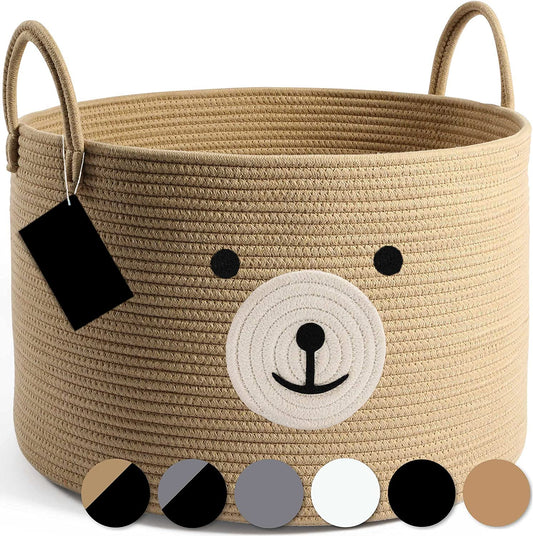 Boho Home Décor Big Box Rope Storage - Pack Of 1 Pc, Brown