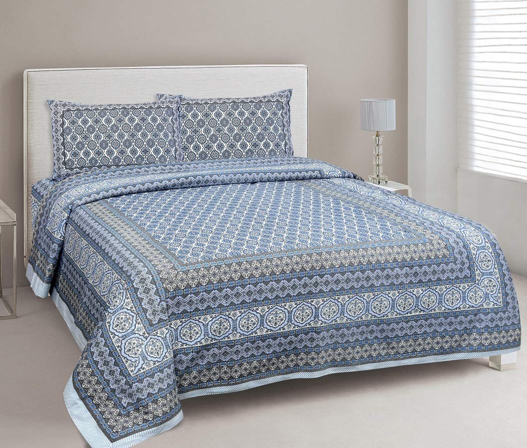 RoyalWeave 300 TC Cotton King Size Bedsheet Set