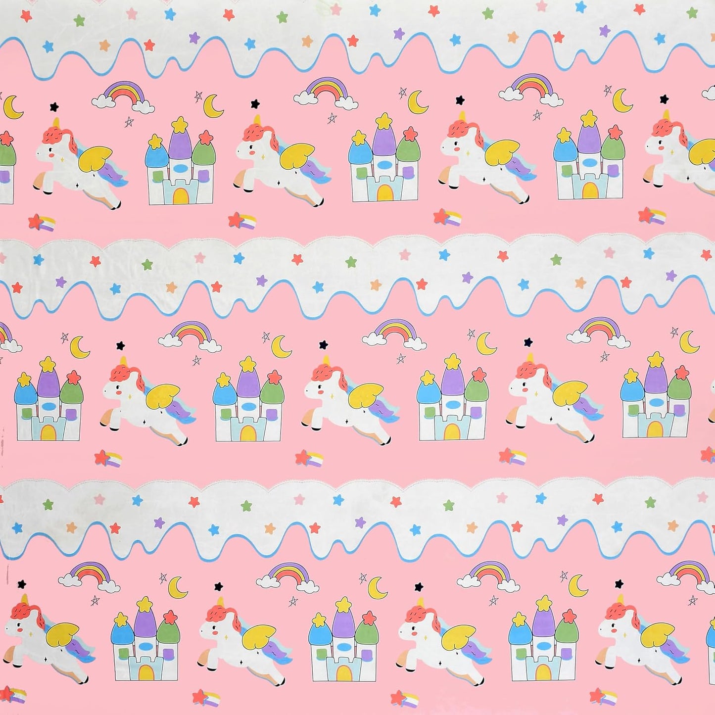 Unicorn Flora Soft Elegance King Size Bedsheet Set