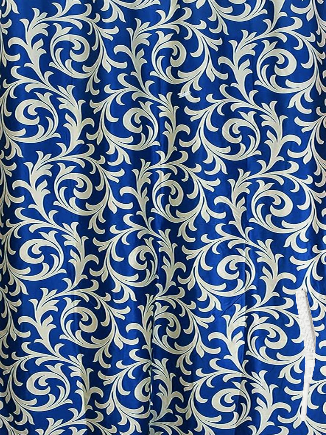 Floral Print Polyester Standard Curtain Pack of 2