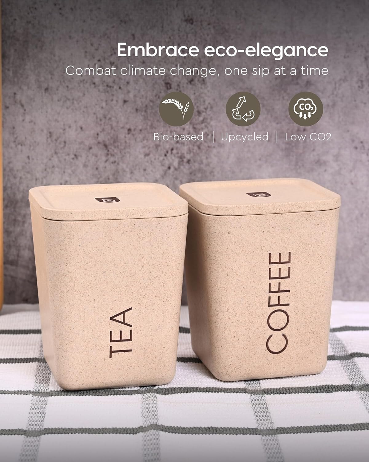 Kitchen Storage Jars & Containers Kitchen Storage Jars & Containers | Airtight Container Set | Sand Castle – 800ml Each (Set of 3)