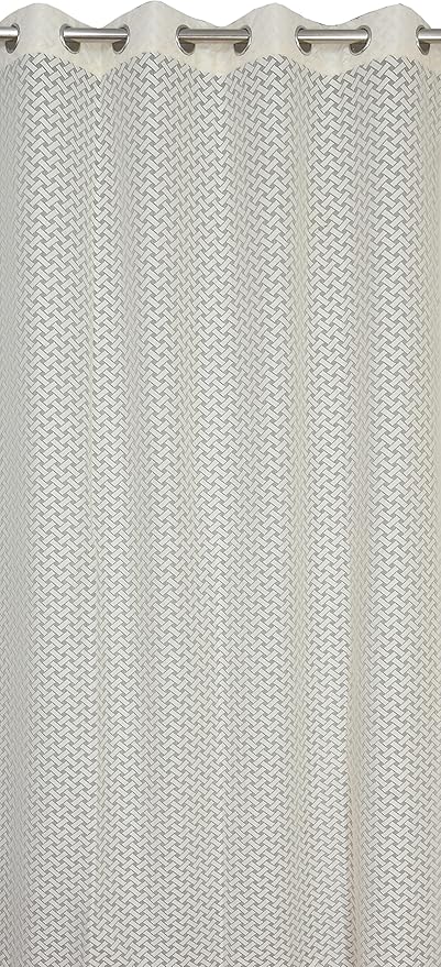 Cross Net Light Filtering Curtains for Home Decor Set of 2