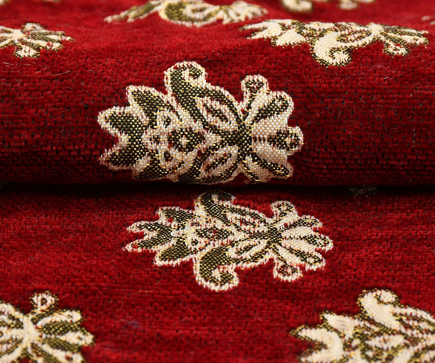 Premium Aqua Chenille Sofa Cover Set – 3 Seater