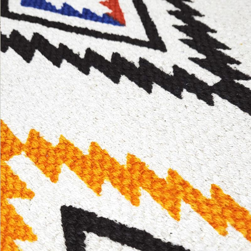 Geo Stride Cotton Runner Rug – 2 x 5 Feet (1 Pc)
