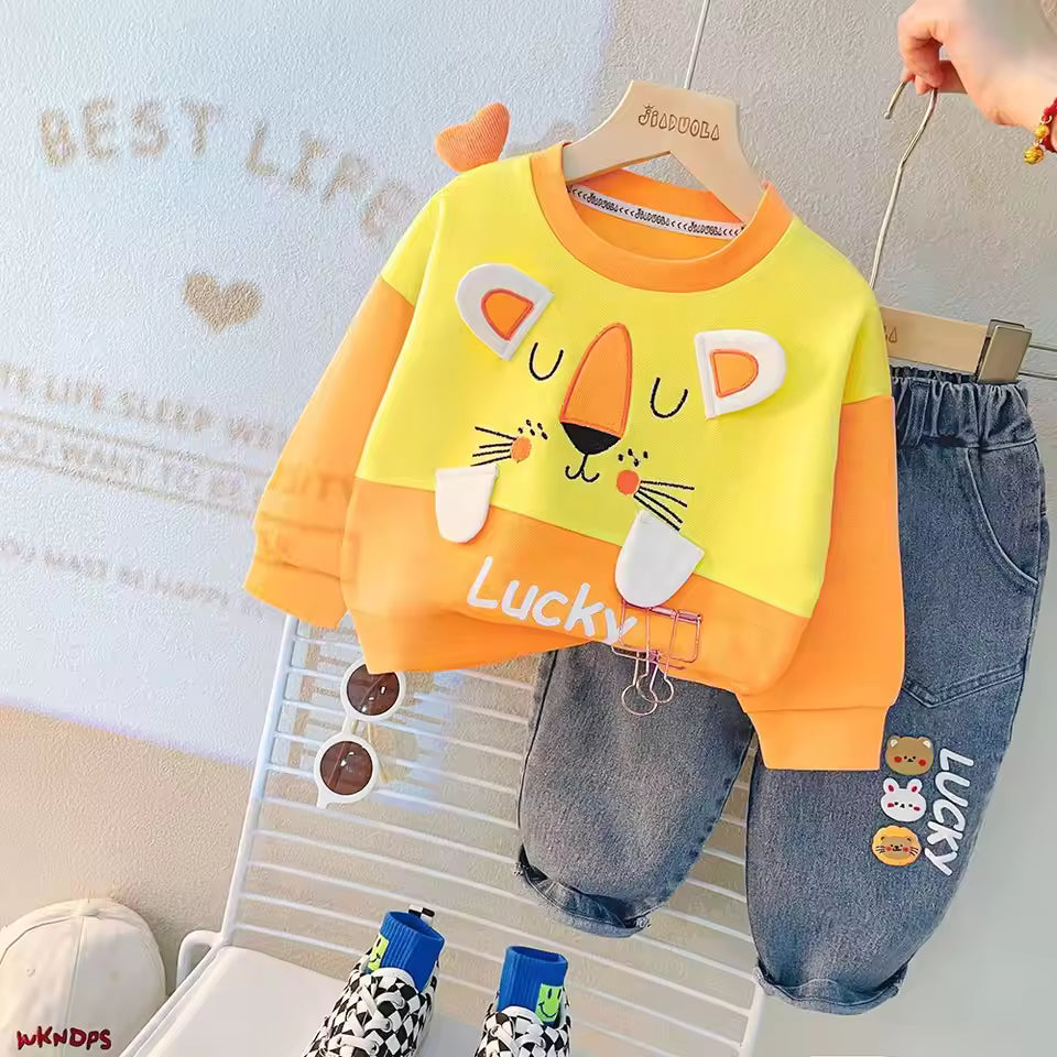 Toon Trendy T-Shirt & Jeans Set