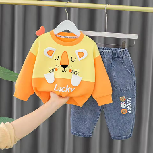 Toon Trendy T-Shirt & Jeans Set