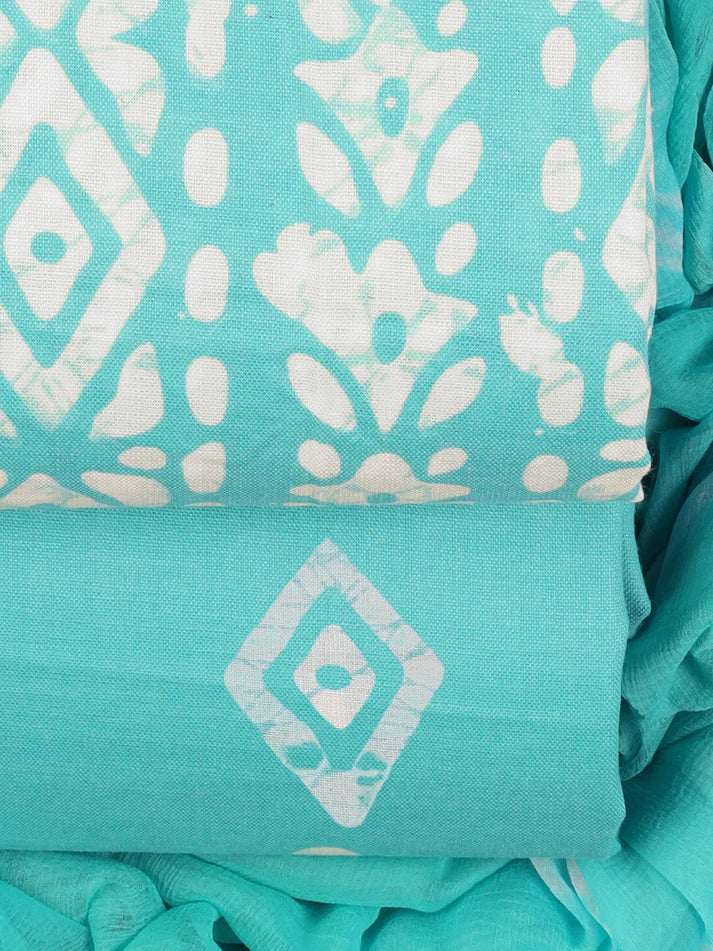 Batik Charm Cotton viscose blend Dress Material