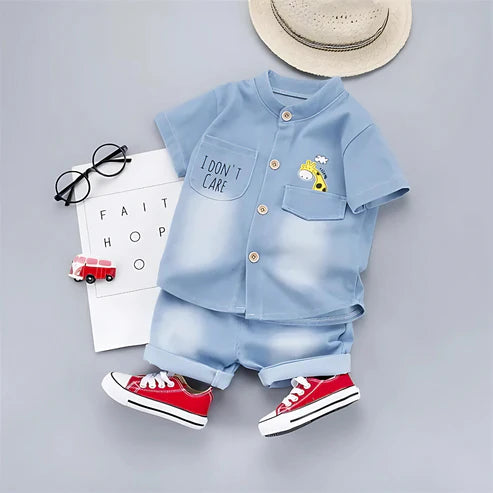 Mini Denim Days – Baby & Kids Summer Set