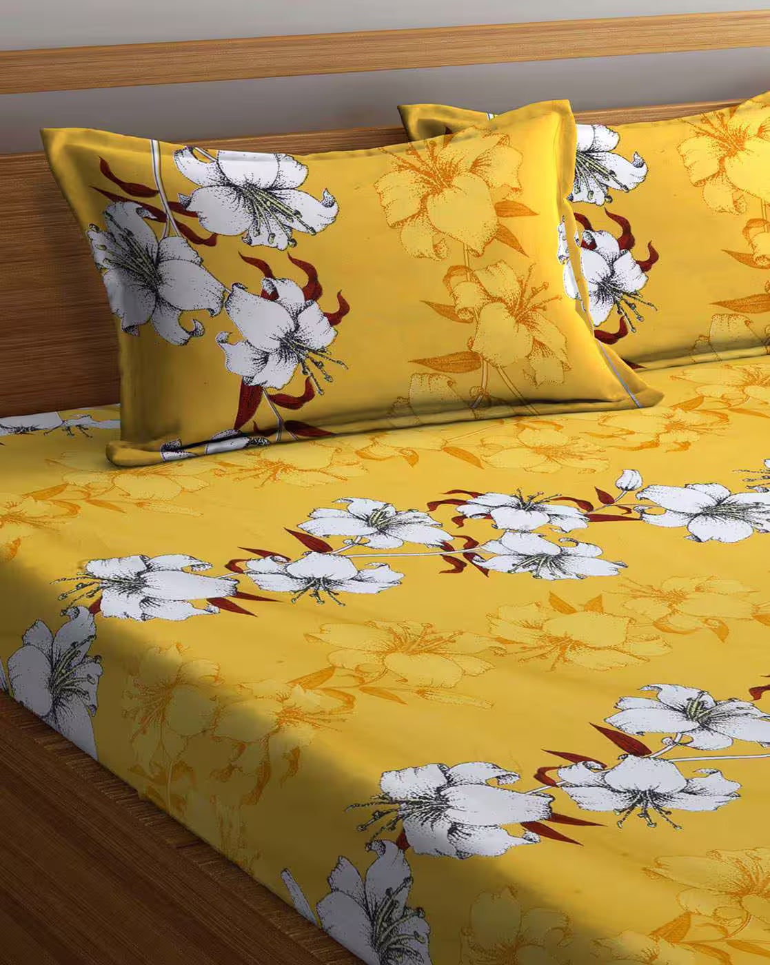 DreamWeave Premium Cotton Blend King Size Bedsheet Set