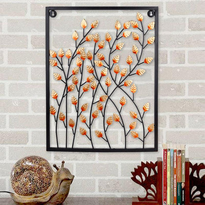 Handcrafted Metal Leaf Wall Hanging – Decorative Art Piece