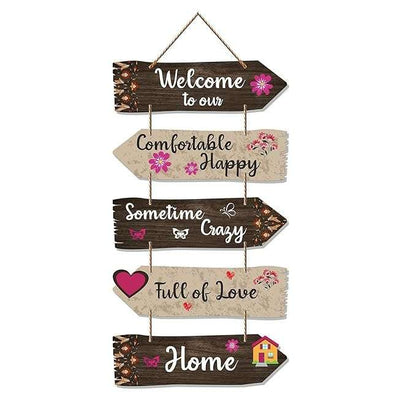 Wooden Wall Hanging - Decorative Art for Home & Office