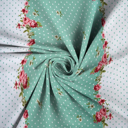 Floral Superfine Cotton Blend Bedsheet with Pillow Covers (2 colors)