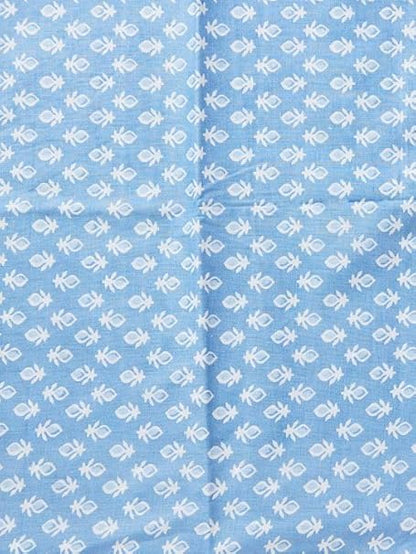 BlueAura Cotton Dress Material Set