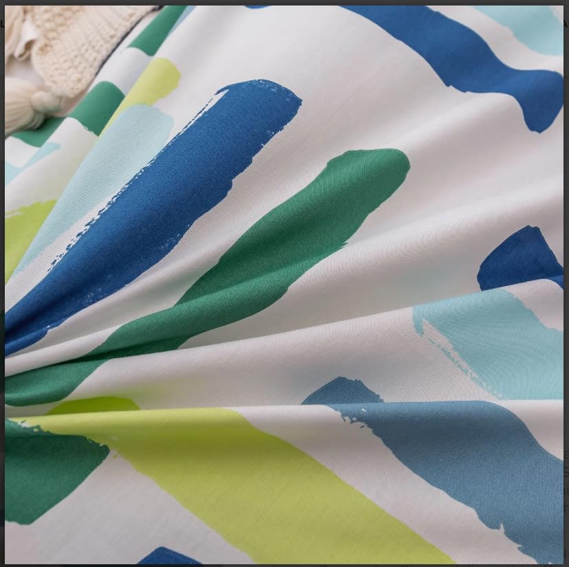 Quilted Elegance 5-Piece Premium Cotton Bedsheet Set –  (Multicolor)