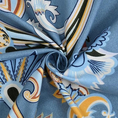 Royal Bloom 5-Piece Embroidered Cotton Bedsheet Set – King Size