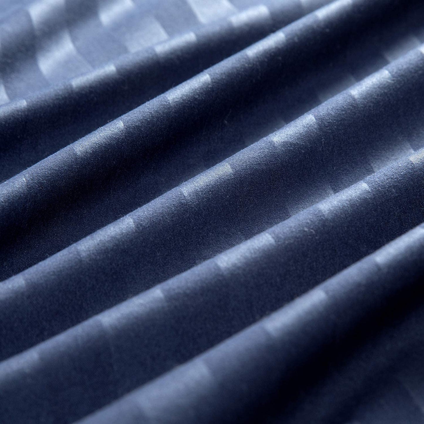 Solid Color Striped Embossed  100% Microfiber King Size Bedsheet with 2 Pillow Covers